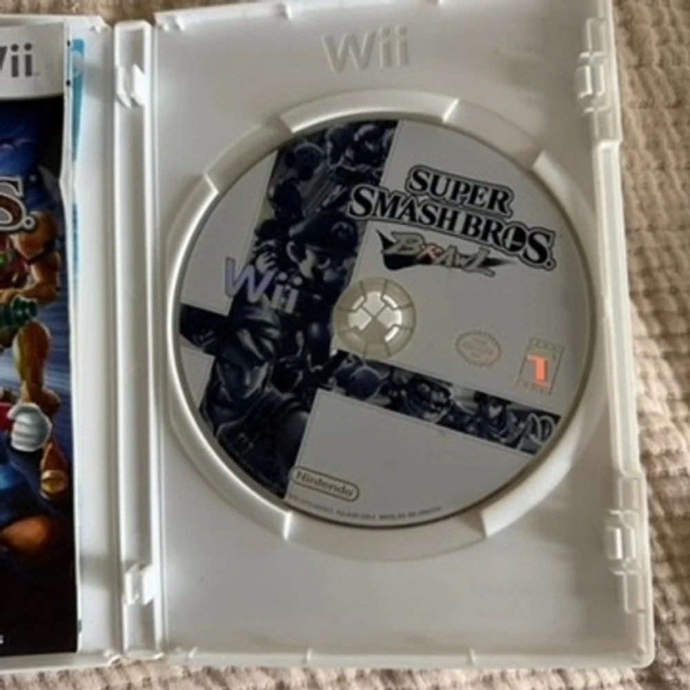 Nintendo Wii Super Smash Bros Brawl CIB Untested Complete RVL-RSBE-USA